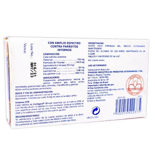 Endogard 10 - Virbac Antiparasitorio para perros