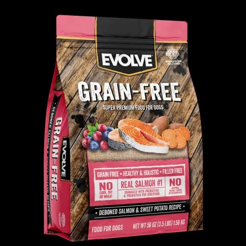 Evolve - Salmon & Sweet Potato Recipe Dog