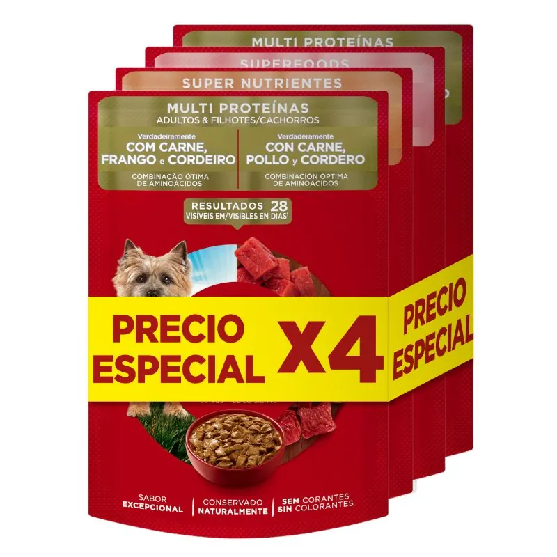 One - Alimento Húmedo Para Perros Precio Especial x4