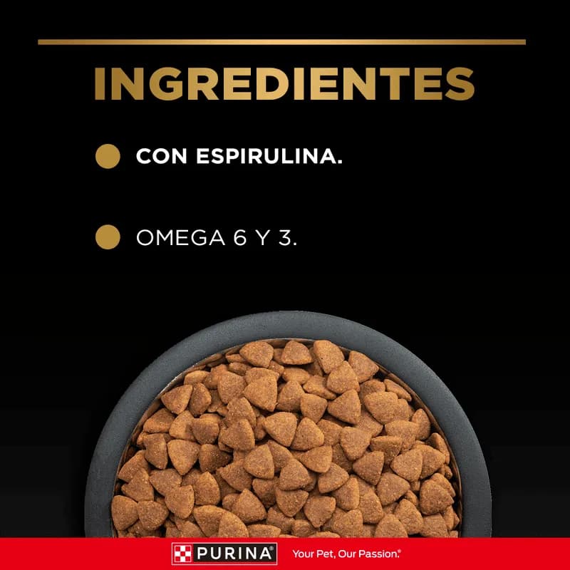 Pro Plan - Adultos razas medianas con OptiHealth Spirulina