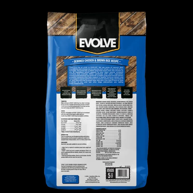 Evolve - Dog Classic Chicken & Rice Adulto