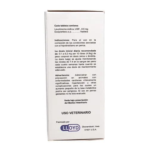 Thyro - Tabs 0.6 Mg 120