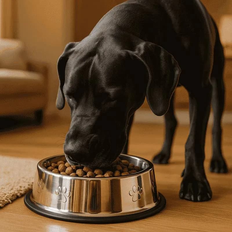 Paw Day - Plato Metalico Goma Antideslizante 38 Cm