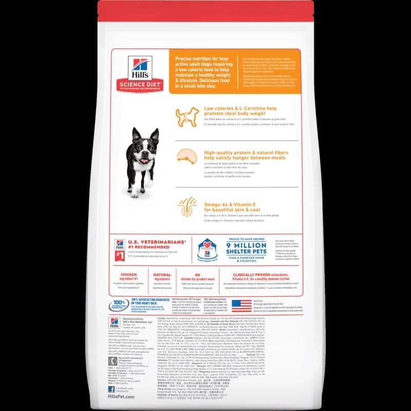 Hills Sd - Light Alimento Perro Adulto Bocados Pequeños Sabor Pollo