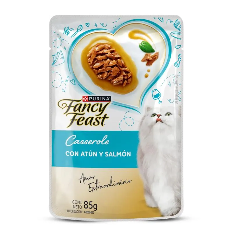 Fancy Feast - Casserole Atún Salmón Pouch
