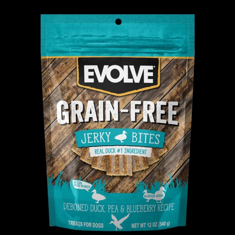 Evolve Dog Snack Grain Free Jerky Duck - Pato