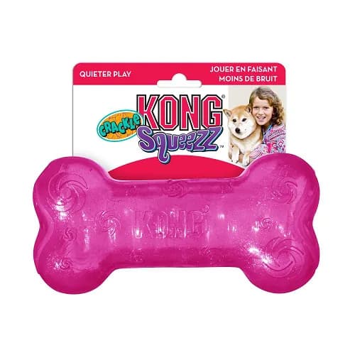 Kong - Squeezz Crackle Hueso.