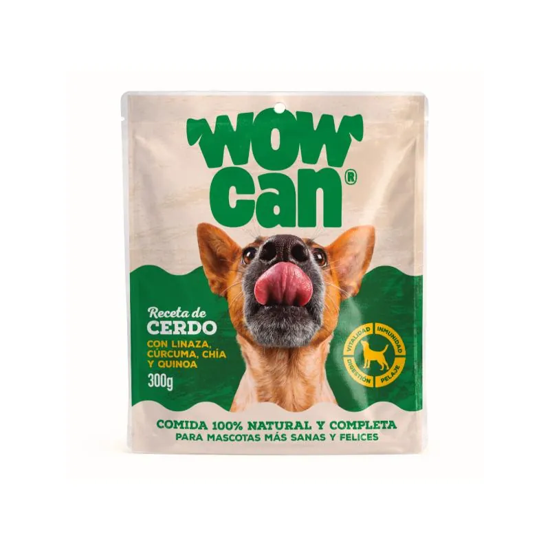 Wow Can - Alimento Cerdo Al Vapor sin Refrigeración