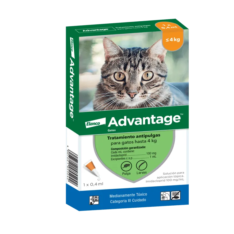 Advantage - Tratamiento Antipulgas Para Gatos