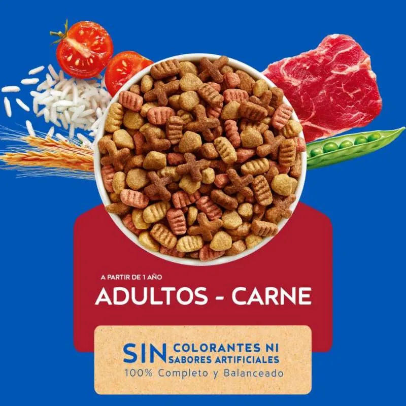 Cat Chow - Adultos Activos Carne