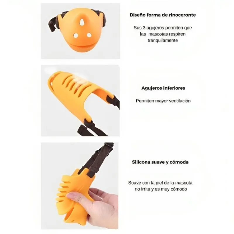 Calabaza Pets - Bozal Rinoceronte