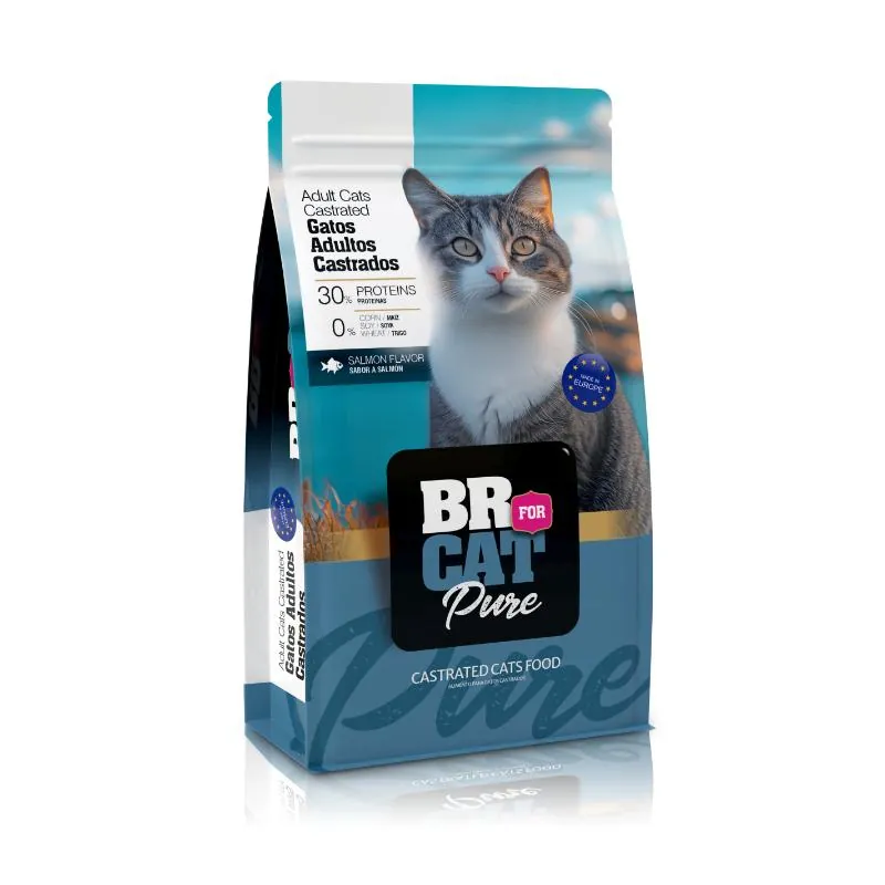 BR For Cat – Pure Adulto Castrado Salmón