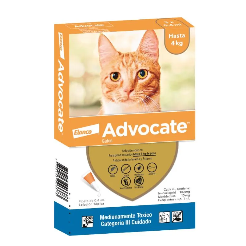 Advocate - Gatos Hasta 4 Kg