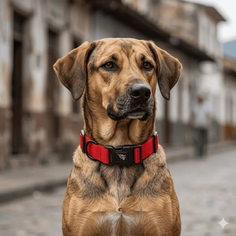 Paw Day - Collar Essential Naranja - Menta