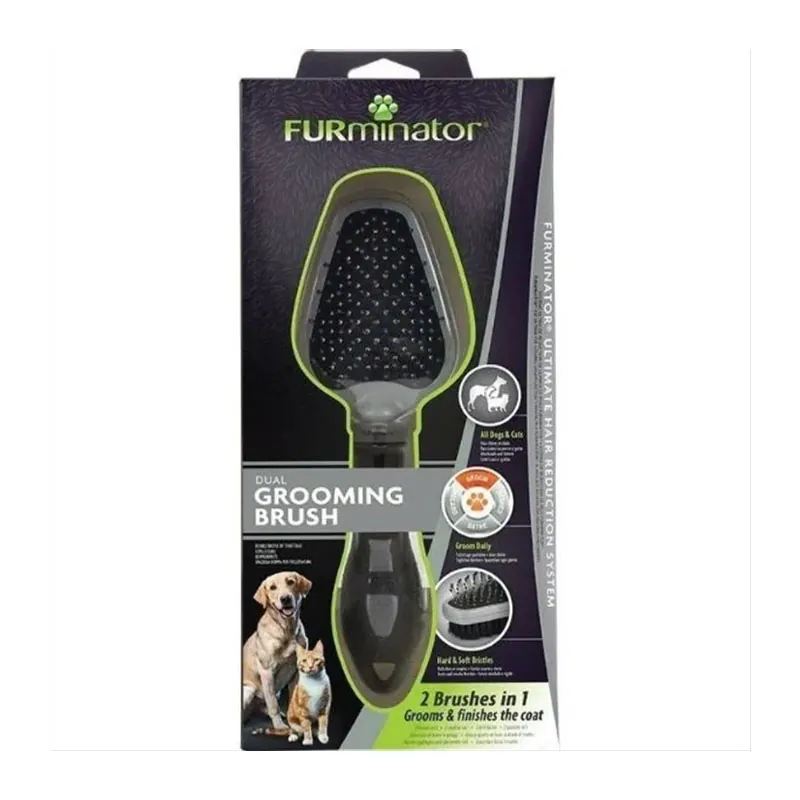 Furminator - Cepillo Dual Perro/Gato.