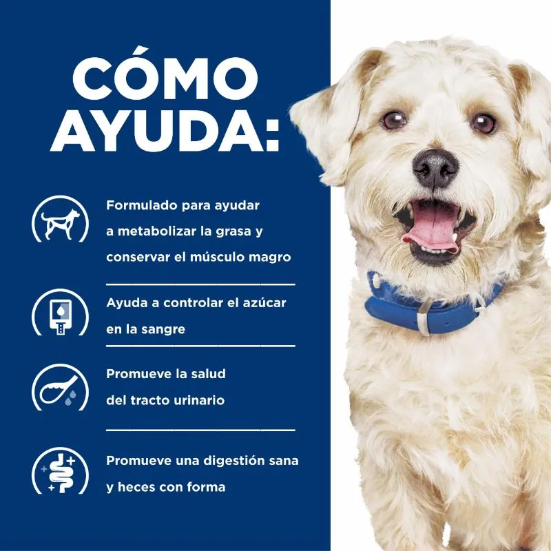 Hills Pd - W/D Alimento Para Perro Manejo Peso/Glucosa Sabor Pollo