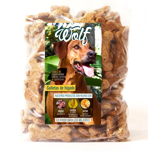 Wolf - Bolsa Maxi Galleta De Hígado Raza Grande