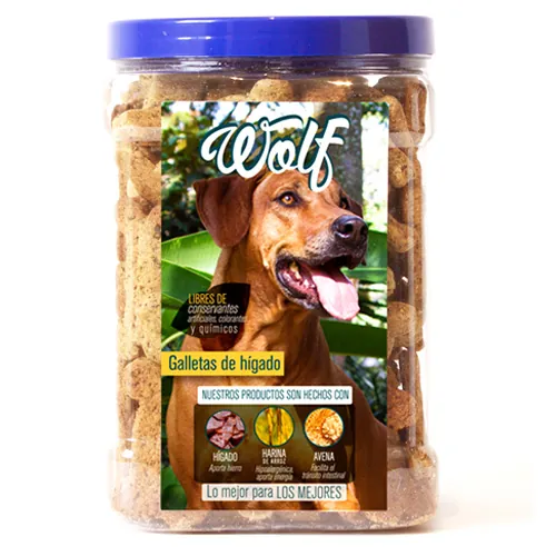 Wolf - Bombonera Maxi Galleta De Hígado Raza Grande