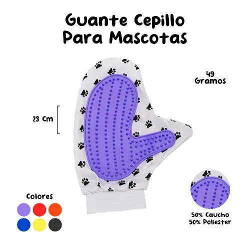 Argos - Guante Cepillo De Peinar Para Mascotas