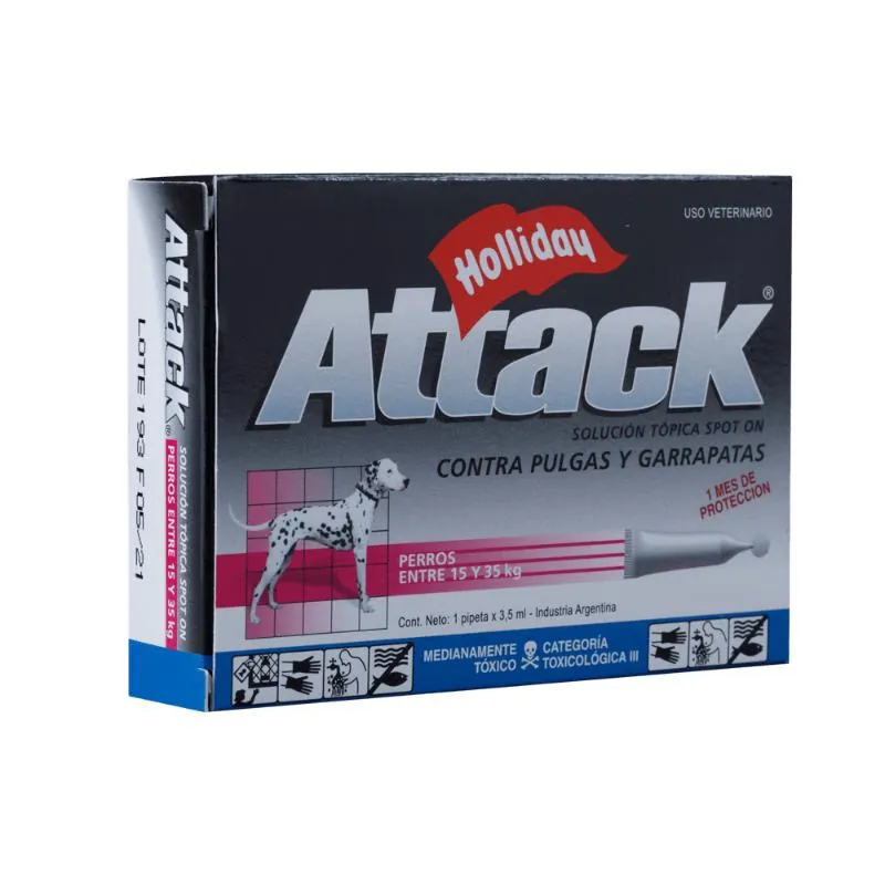 Attack - Para Perros De 15 Hasta 35 Kg.