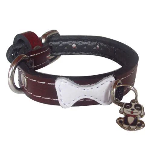 Dalmatas - Collar Placa Colgante Cuero