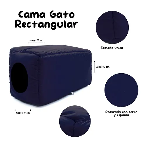 Paw Day - Cama Gato Rectangular