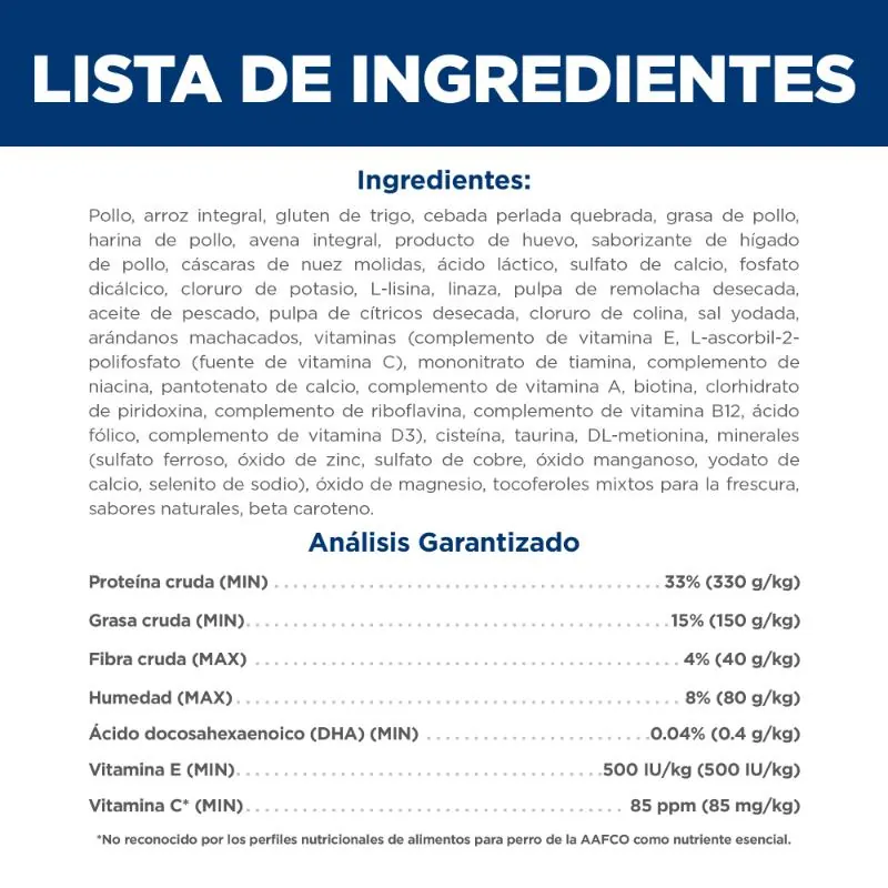 Hills Sd - Kitten Indoor Alimento Saludable Gatito Interior Sabor Pollo