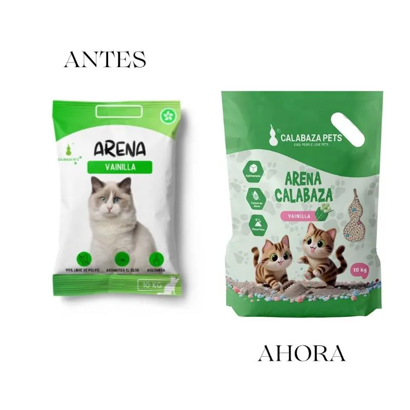 Calabaza Pets - Arena para Gatos Aroma Vainilla