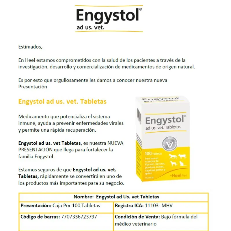 Heel - Engystol Tabletas