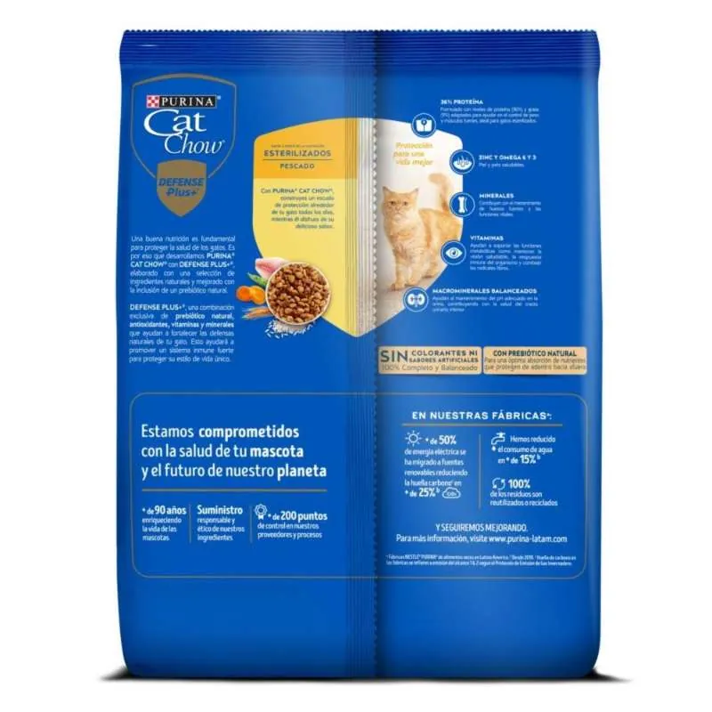 Cat Chow - Esterilizados Prebioticos