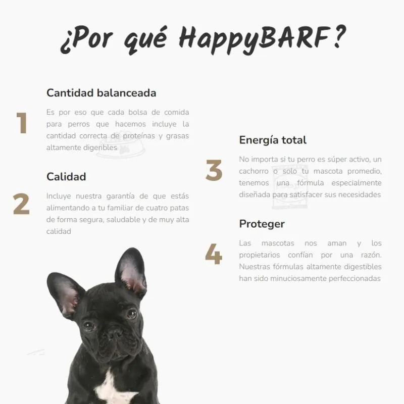 Happy Barf - Alimento Congelado Sabor Beef