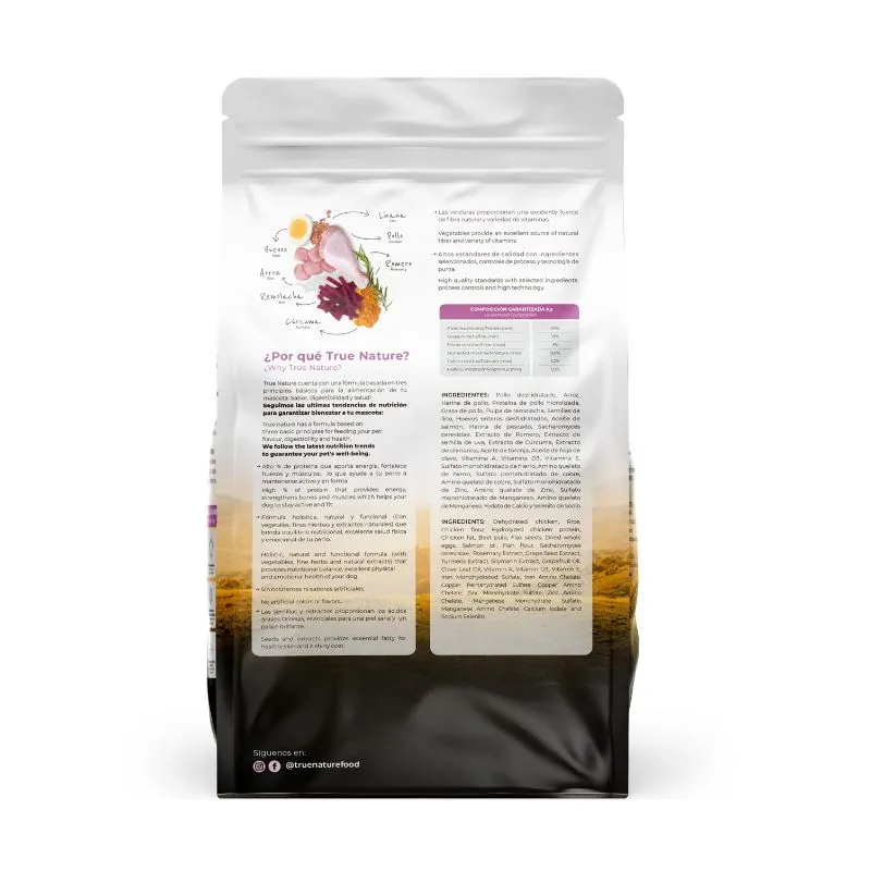 True Nature - Alimento Puppy Razas Pequeñas Pollo y Vegetales