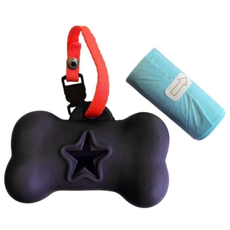 Paw Day - Dispensador Goma Negro ** Gratis 1 Rollo Bolsas