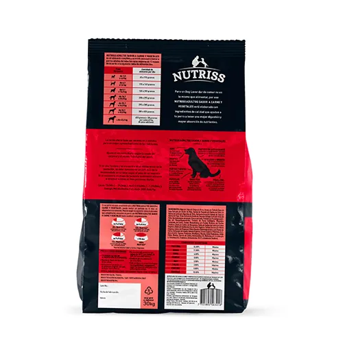 Nutriss - Adultos Carne Y Vegetales