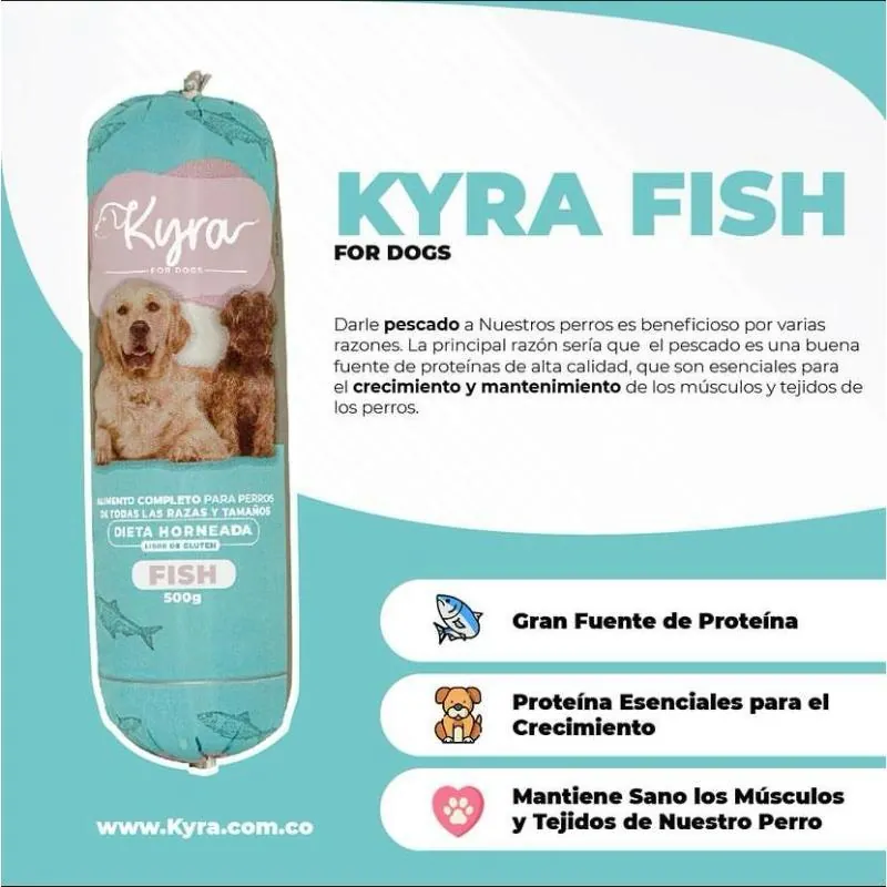 Kyra - Dieta Horneada Congelada Pescado