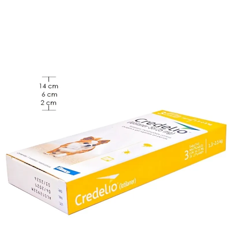 Credelio - Perros de 1,3 - 2,25 kg