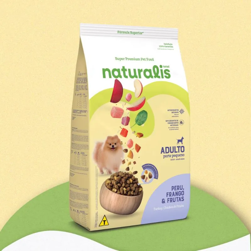 Naturalis - Perros Adultos Razas Pequeñas Pollo, Pavo y Frutas
