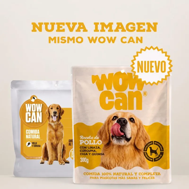 Wow Can - Alimento Pollo y Ternera Al Vapor sin Refrigeración
