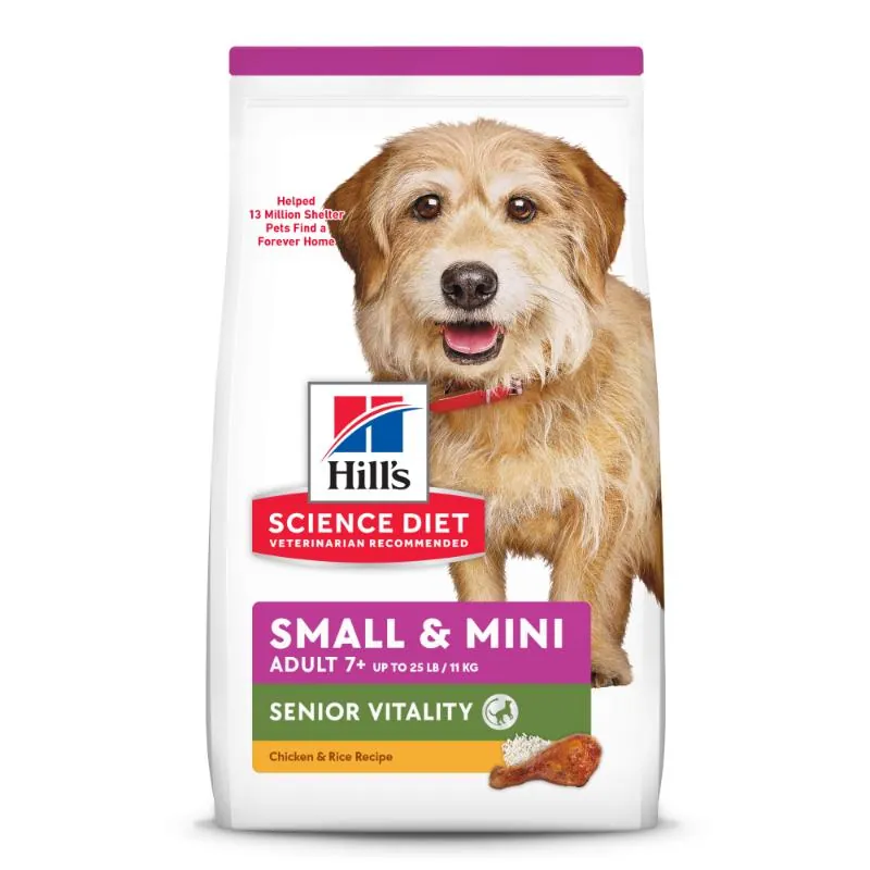 Hills Sd-Small & Mini Senior Vitality Alimento Perro Senior Sabor Pollo