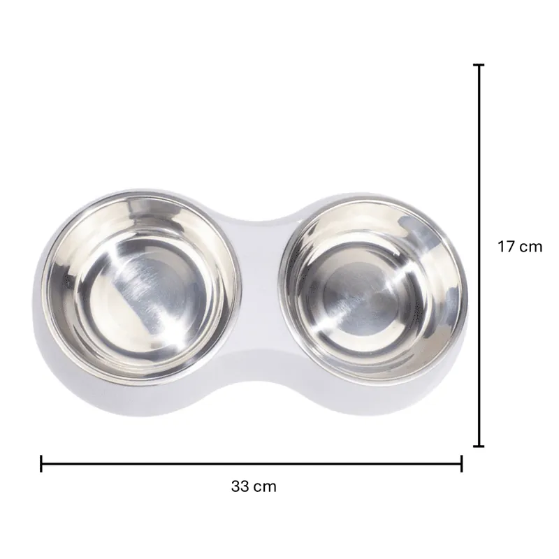 Paw Day - Comedero Doble Bowl Removible 33x17 cm