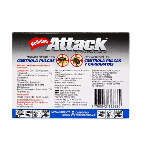 Attack - Para Perros De 15 Hasta 35 Kg.