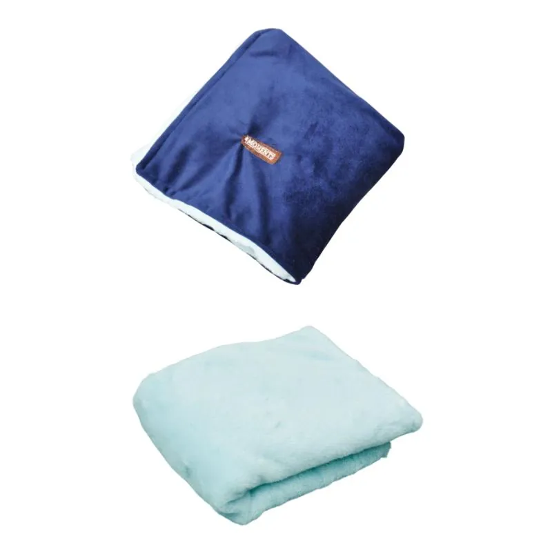 4 Moments - Cobija Polar Azul 71x47 cm