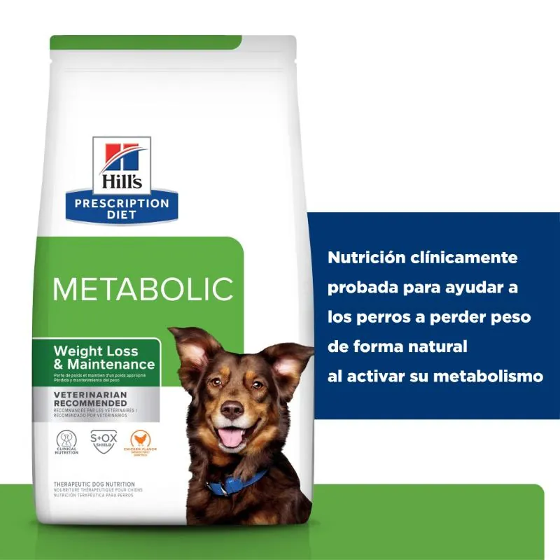 Hills Pd Metabolic - Alimento Perro Mantenimiento Peso Sabor Pollo