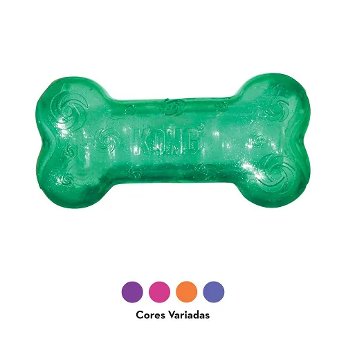 Kong - Squeezz Crackle Hueso.
