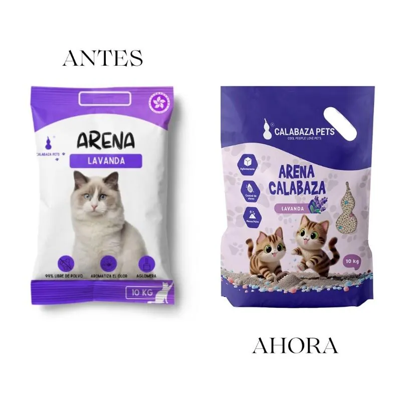 Calabaza Pets - Arena para Gatos Aroma Lavanda