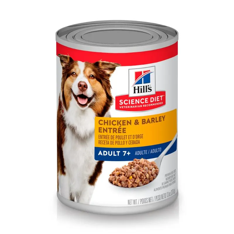 Hills Sd - Adult 7+ Alimento Húmedo Saludable Perro Senior Sabor Pollo