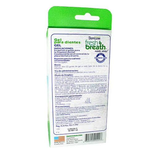 Fresh Breath - Gel Dental Para Perro.