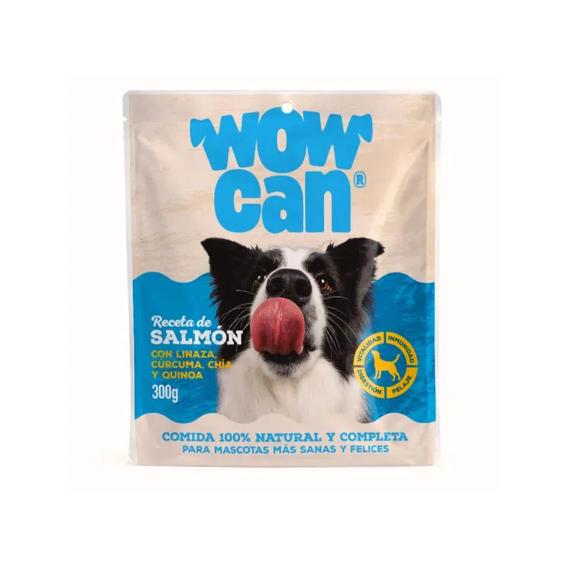 Wow Can - Alimento Salmón Al Vapor sin Refrigeración