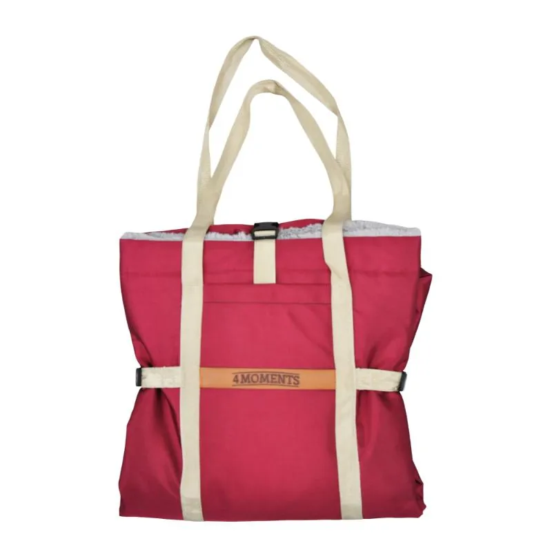 4 Moments - Bolso Tapete Vino Tinto / Gris 110x80 cm