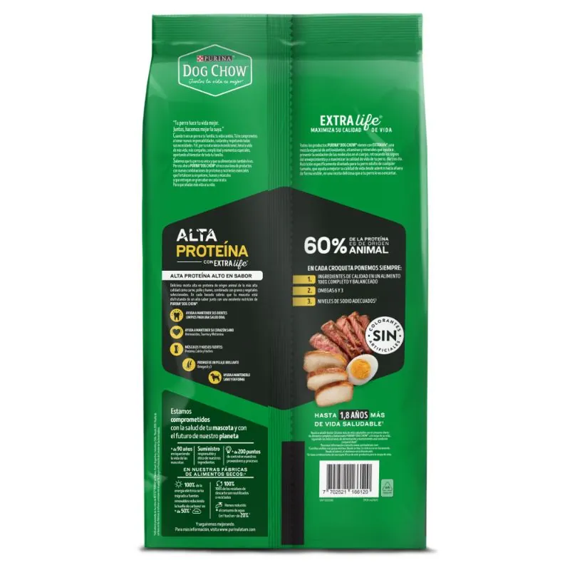 Dog Chow - Alimento Para Perro Alta Proteína